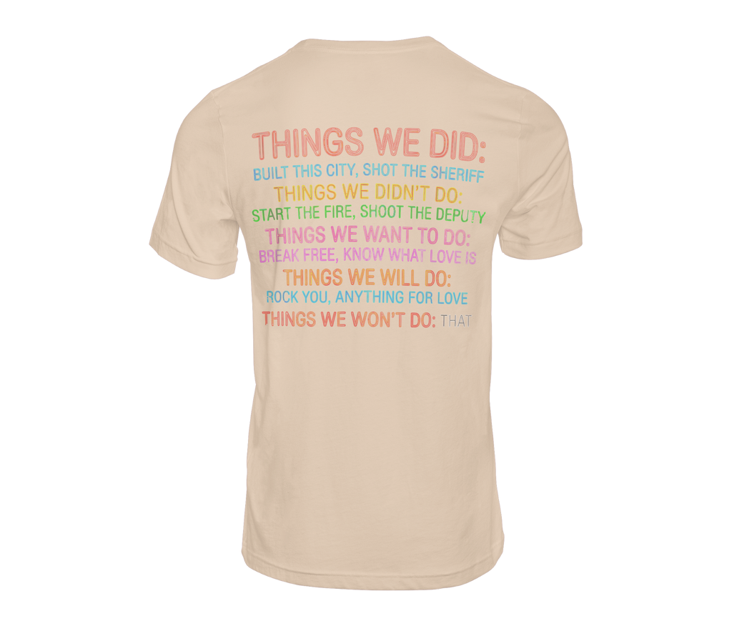 Things We Did Tee
