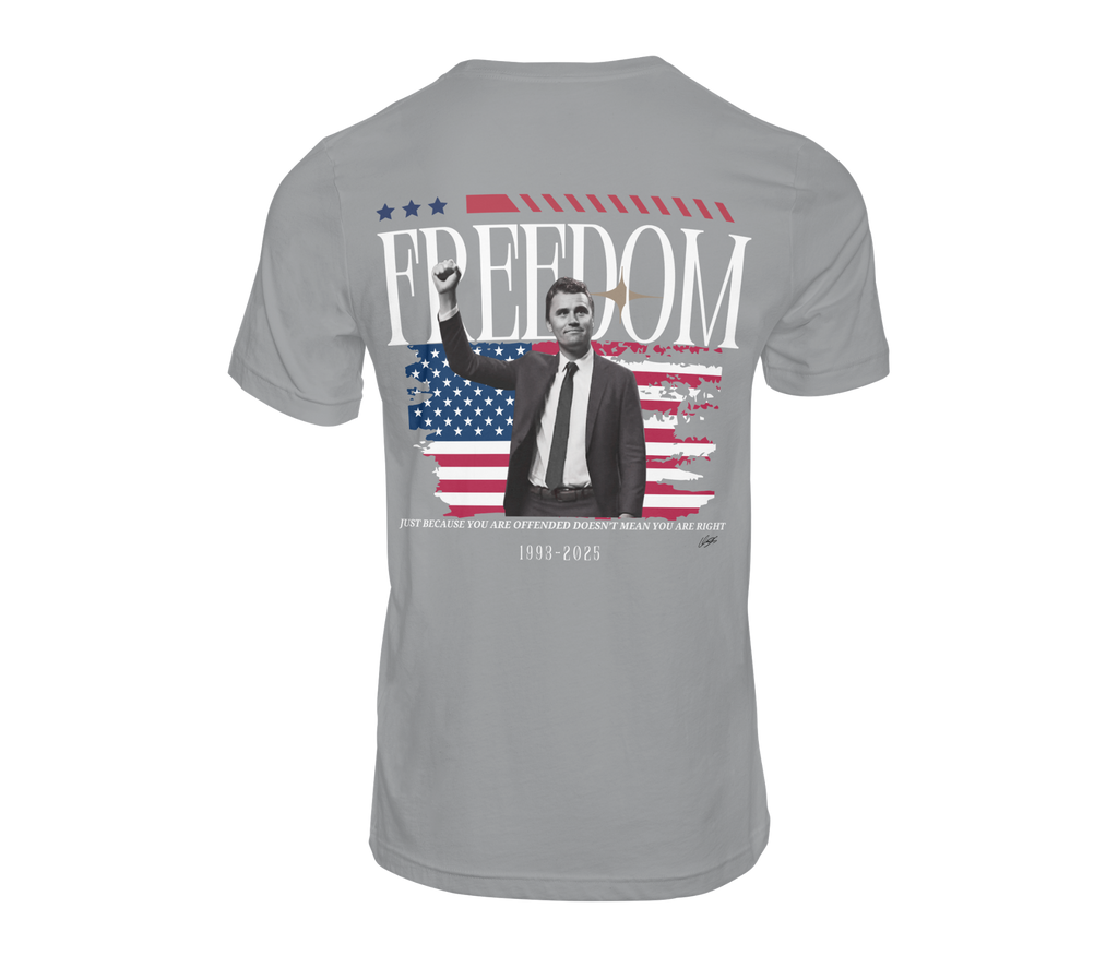 Charlie Kirk Freedom Tee