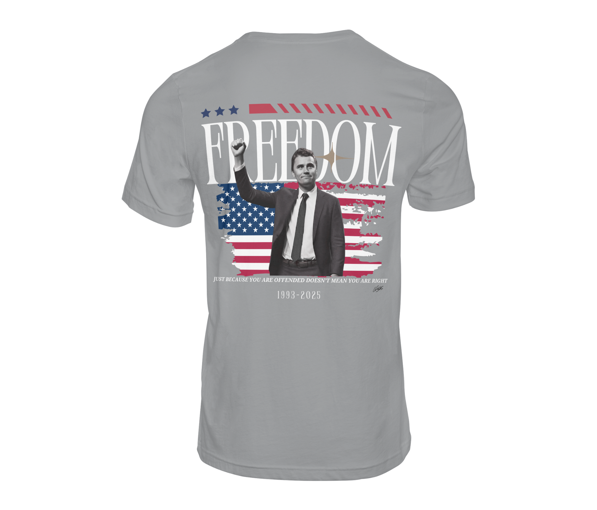 Charlie Kirk Freedom Tee