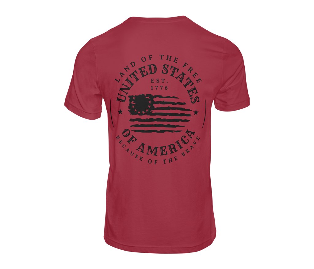 United States of America Est. 1776 Tee — Red