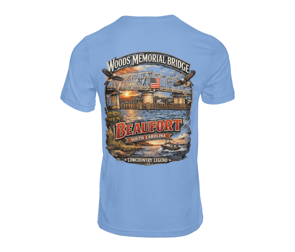 Woods Memorial Bridge Tee — Beaufort, SC