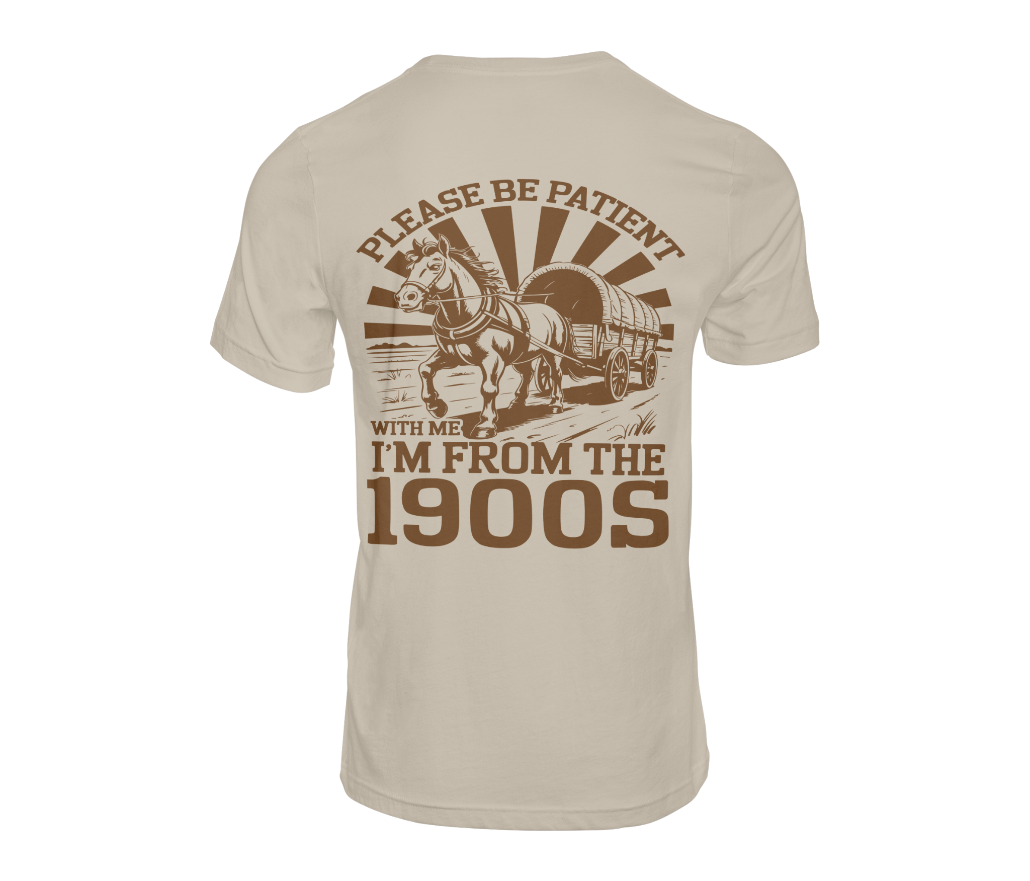 Please Be Patient I'm From the 1900s Tee — Silver
